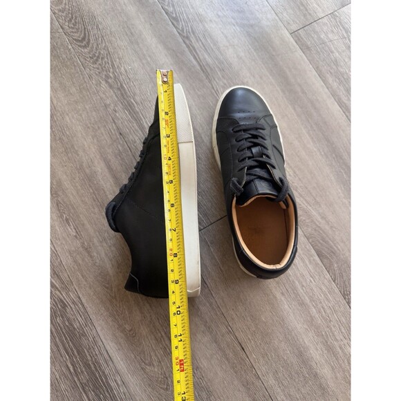 Greats Royale Nero Black Leather Sneakers Made In Italy Unisex US Size 8 EUR 38 - Picture 12 of 14